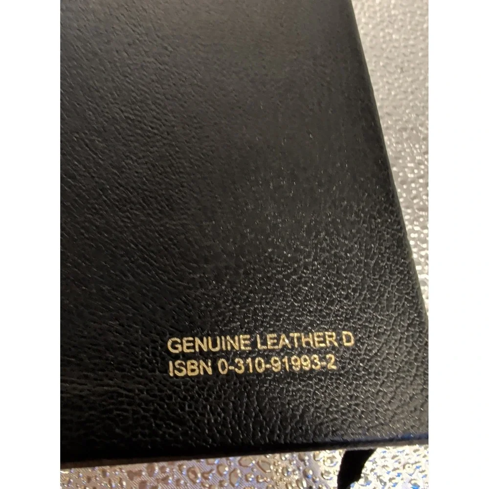 Classic 1984 NIV Life Application Study Bible GENUINE LEATHER Red Letter USA